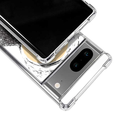 Disney The Nightmare Before Christmas Jack on Spiral Hill Art Google Pixel 8a Clear Case